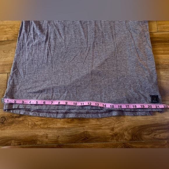 Rumors Originals Mens XL Purple and Grey Striped Short Sleeve Tee - Picture 7 of 12